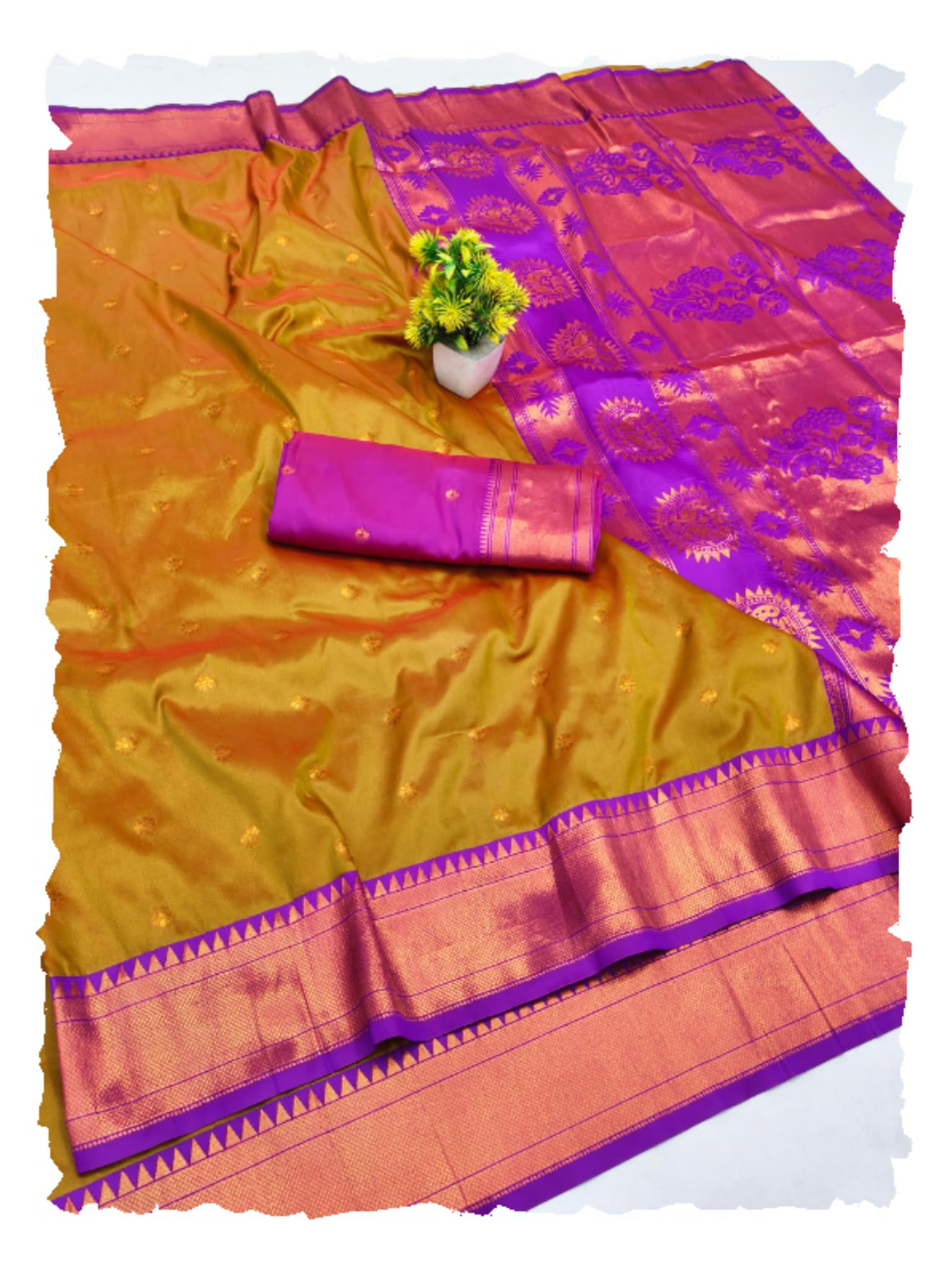 ratnavali Paithani Silk Saree | Banarasi Silk Kanjivaram Silk Saree | Banarasi Paithani Silk Saree-picture-21