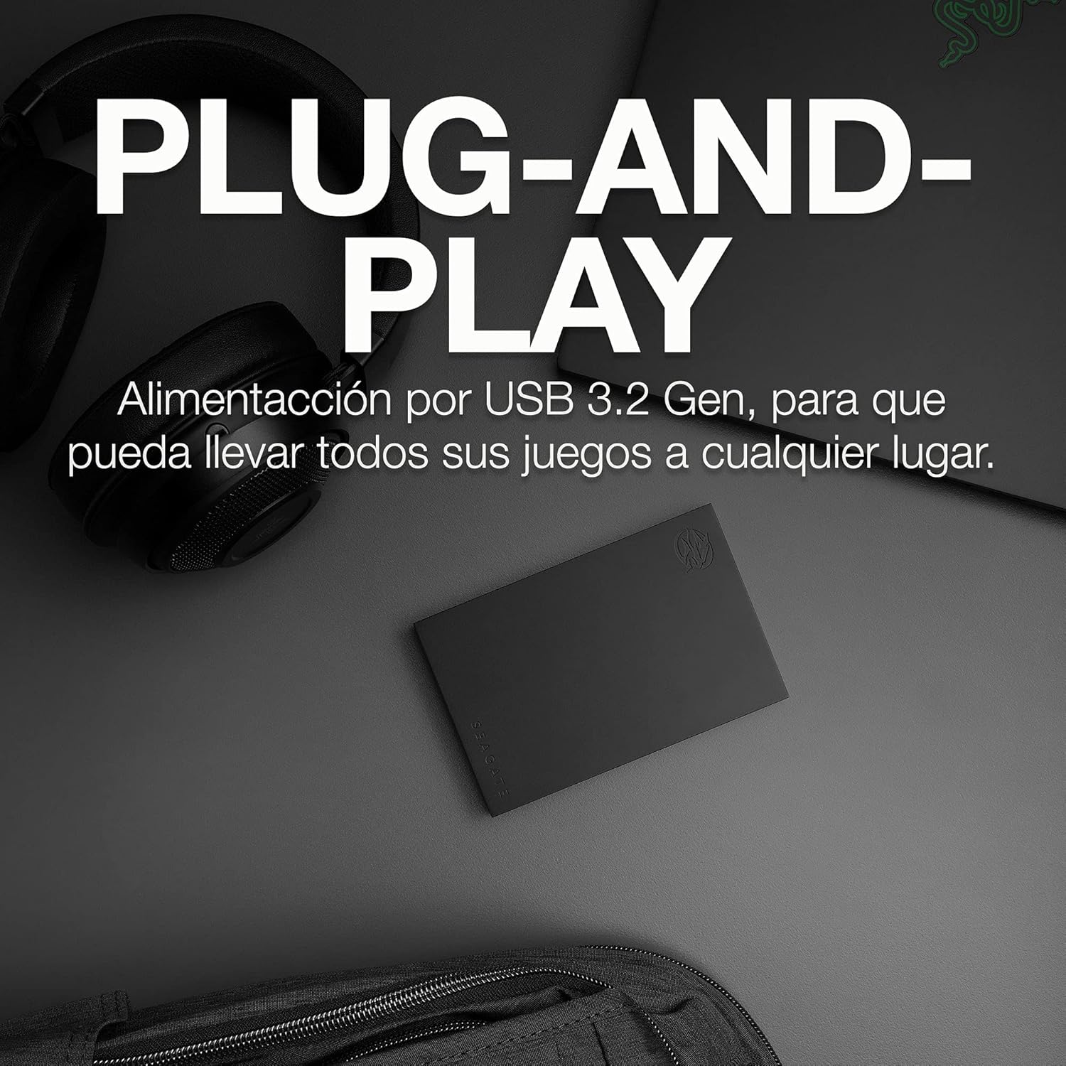 Seagate FireCuda Gaming HDD 5TB, Disco Duro Externo Portátil, PC Gaming, USB 3/2, incl. servicio de rescate (STKL5000400) 7