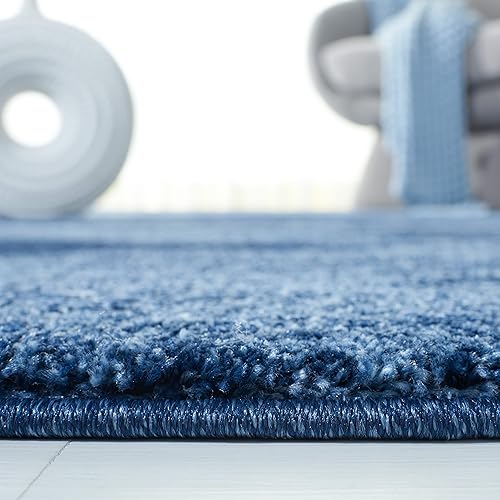 Miniatura 6 de SAFAVIEH Colección Retro Alfombra Extra Grande - 11' x 15', Celeste Claro & Azul, Diseño Moderno Abstracto, Sin Desprendimientos y Fácil Cuidado,