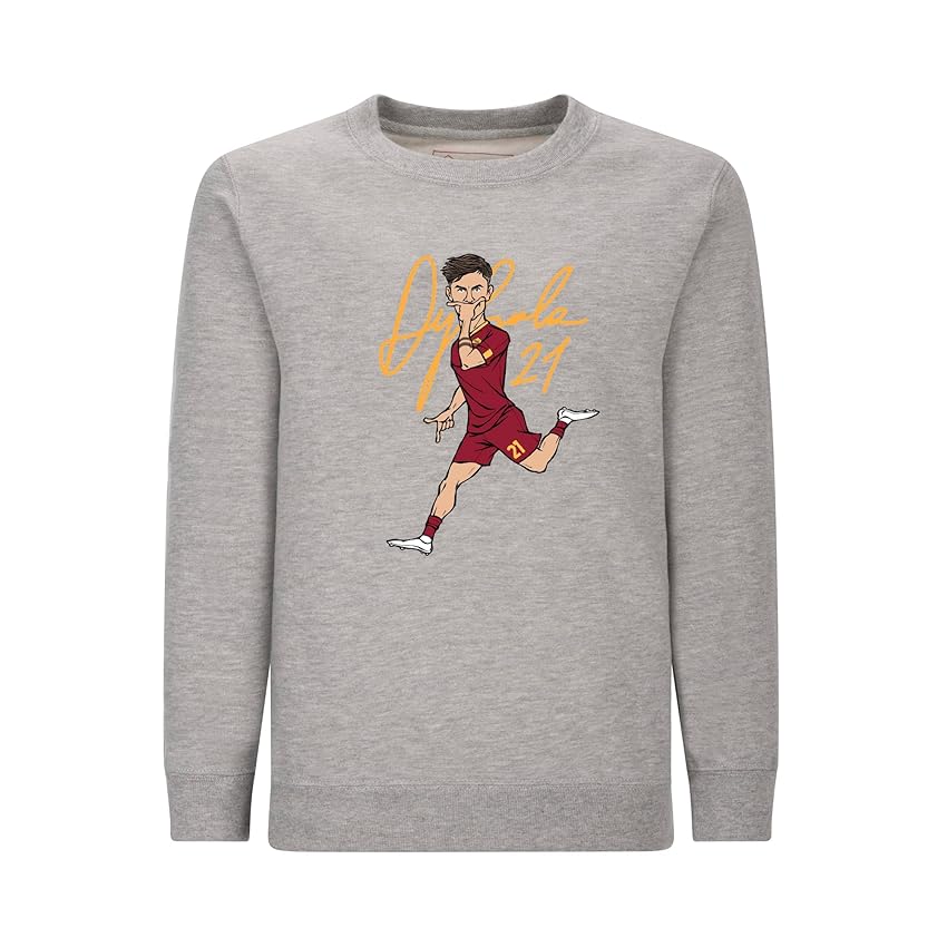AS Roma Girocollo Grigio Dybala Kids 4y, Unisex-Bambini, 4 Anni