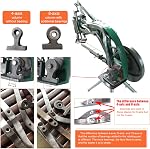 10 Roulements Machine à coffrer, Machine à coudre en cuir à la main de réparation de chaussures, Machine de coffrage de chaussures avec ligne de nylon, prêt manuel pour le cuir/chaussures/sacs/clothes/Quilts/manteaux/Trousses
