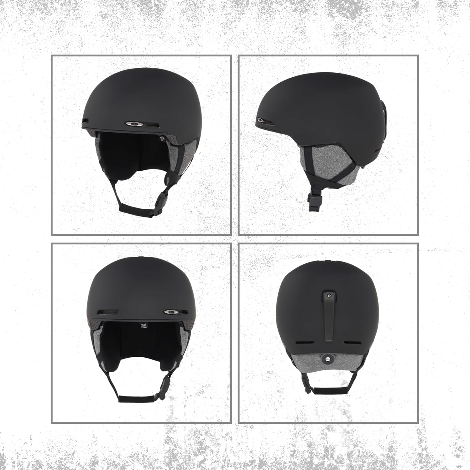 Oakley MOD1 Ski Snowboarding Helmet for Men for Women + Bundle with Collapsible Water Bottle with Carabiner