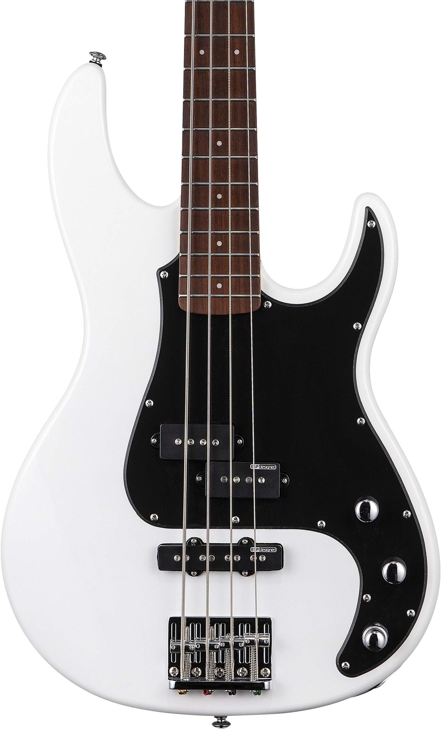 ESP LTD AP-204 Bass Guitar, Snow White