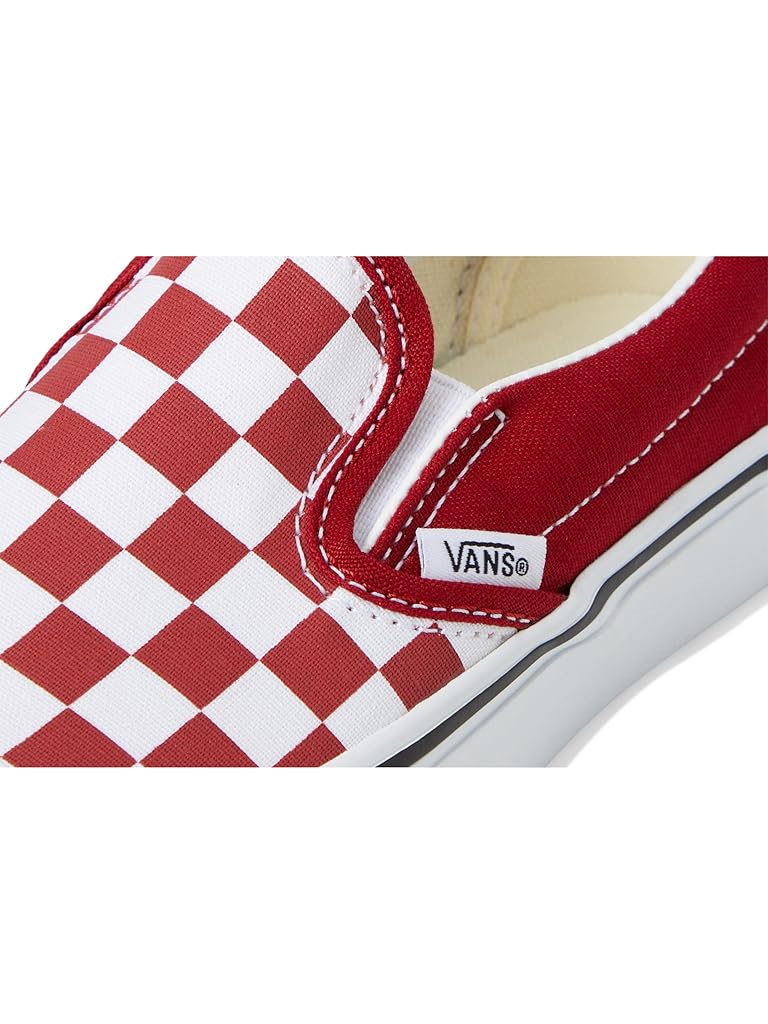 White Vans J Classic Slip-On (Big Kid)