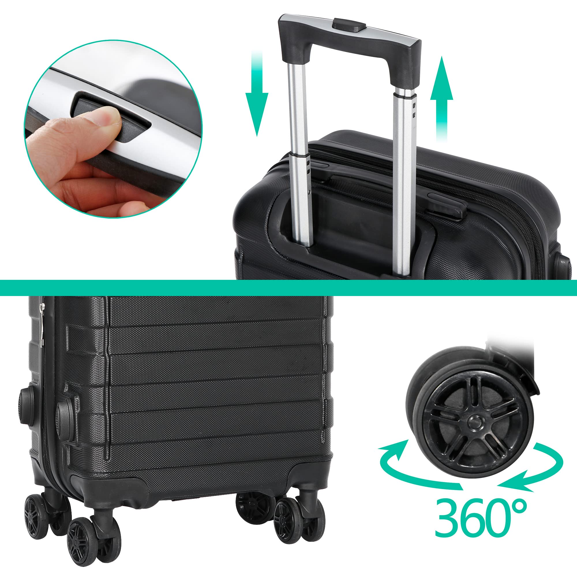 SUPER DEAL Carry On Luggage 2...B08Z41VWC8