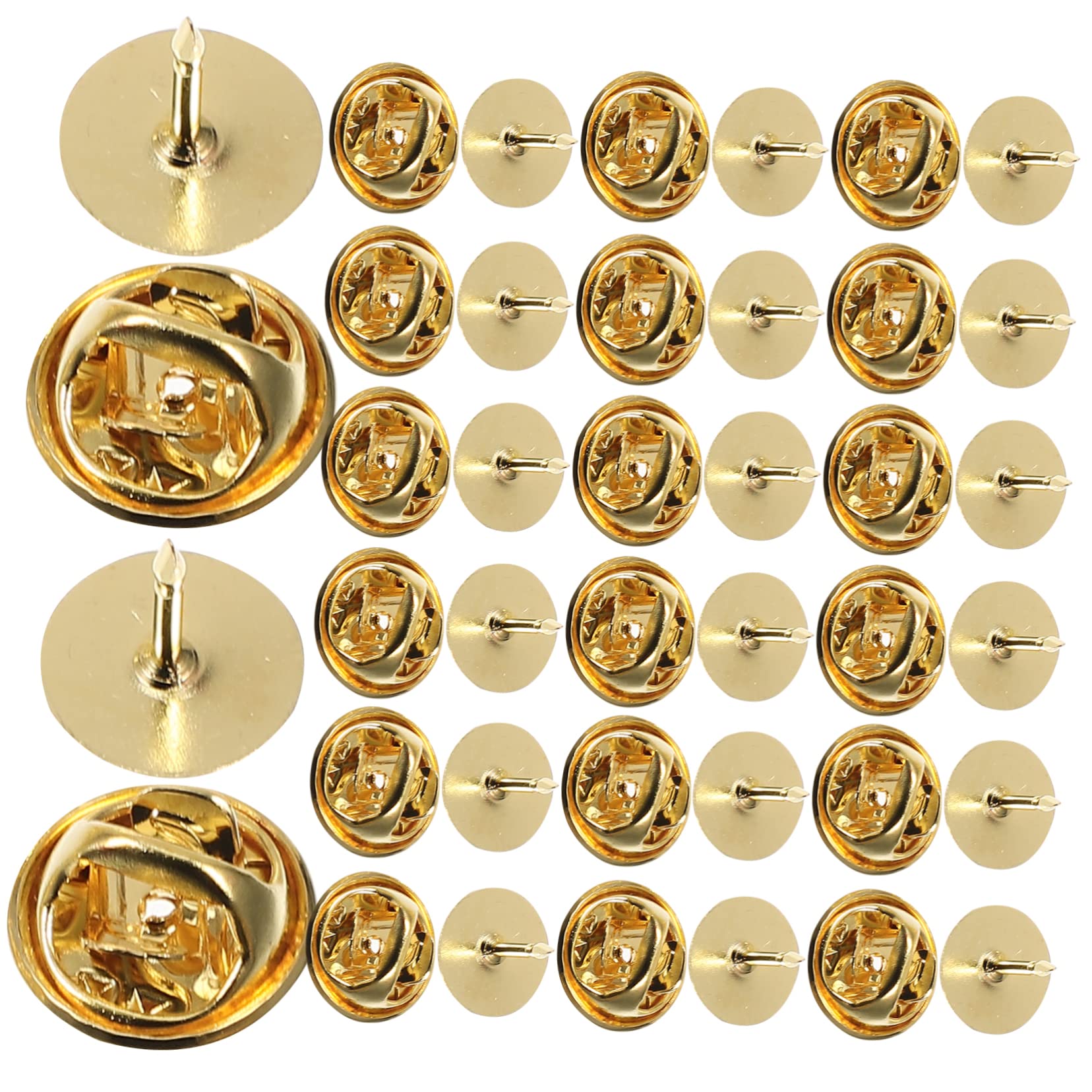 SEWACC 250juegos Pasadores De Seguridad Para Alfileres Accesorios Para Broches Pin De Corbata y Chapas Para Manualidades y Cierre Práctico y Duradero