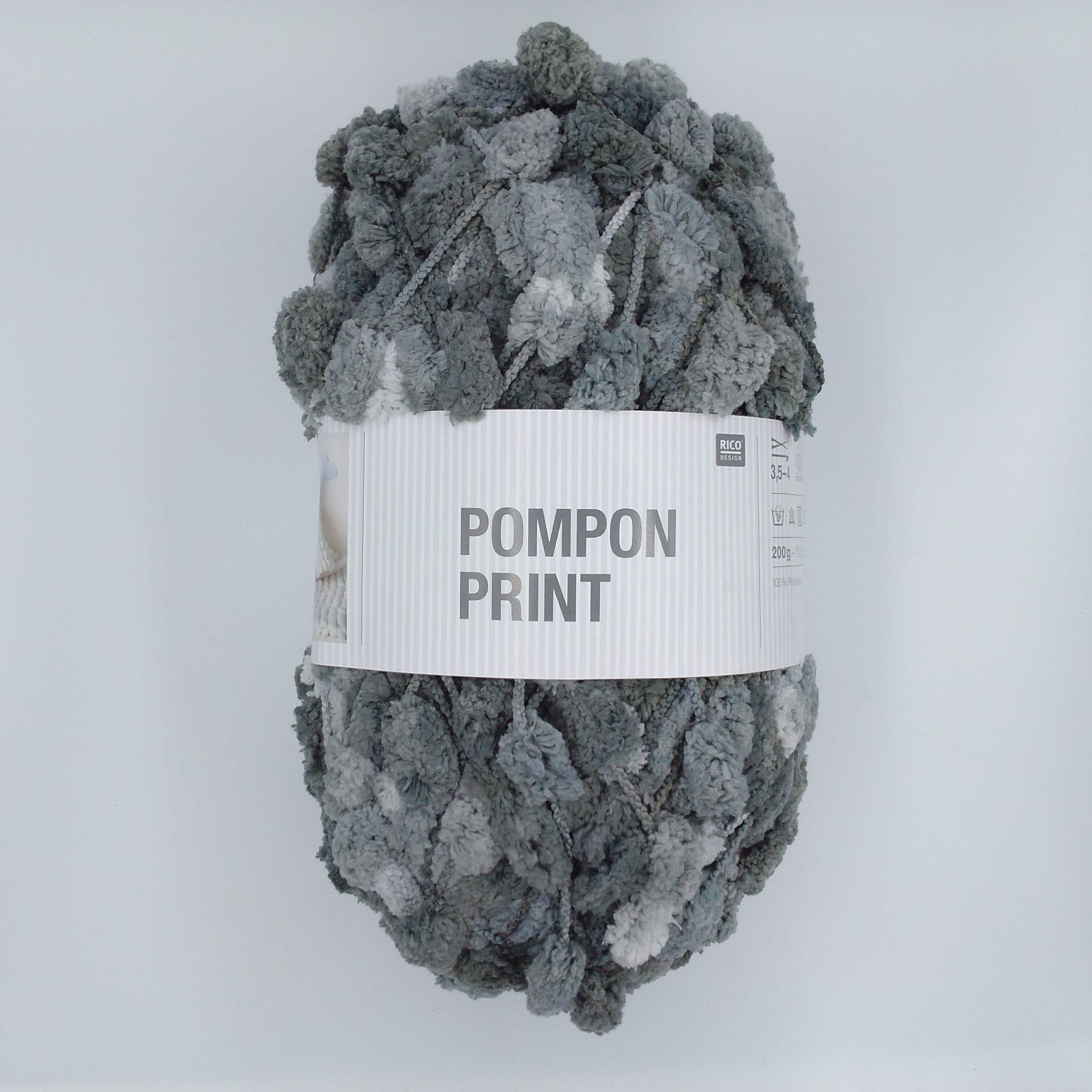 Rico Creative Pompon Pom Pom - 037 Grey Mix