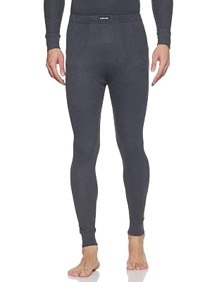 Levi's Men's Slim Regular Fit Plain Thermal Bottom (#039-THRML BTM-P1_Charcoal Melange_L)