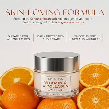 Amazon.com: Skin 2.0 Vitamin C & Collagen Daily Face