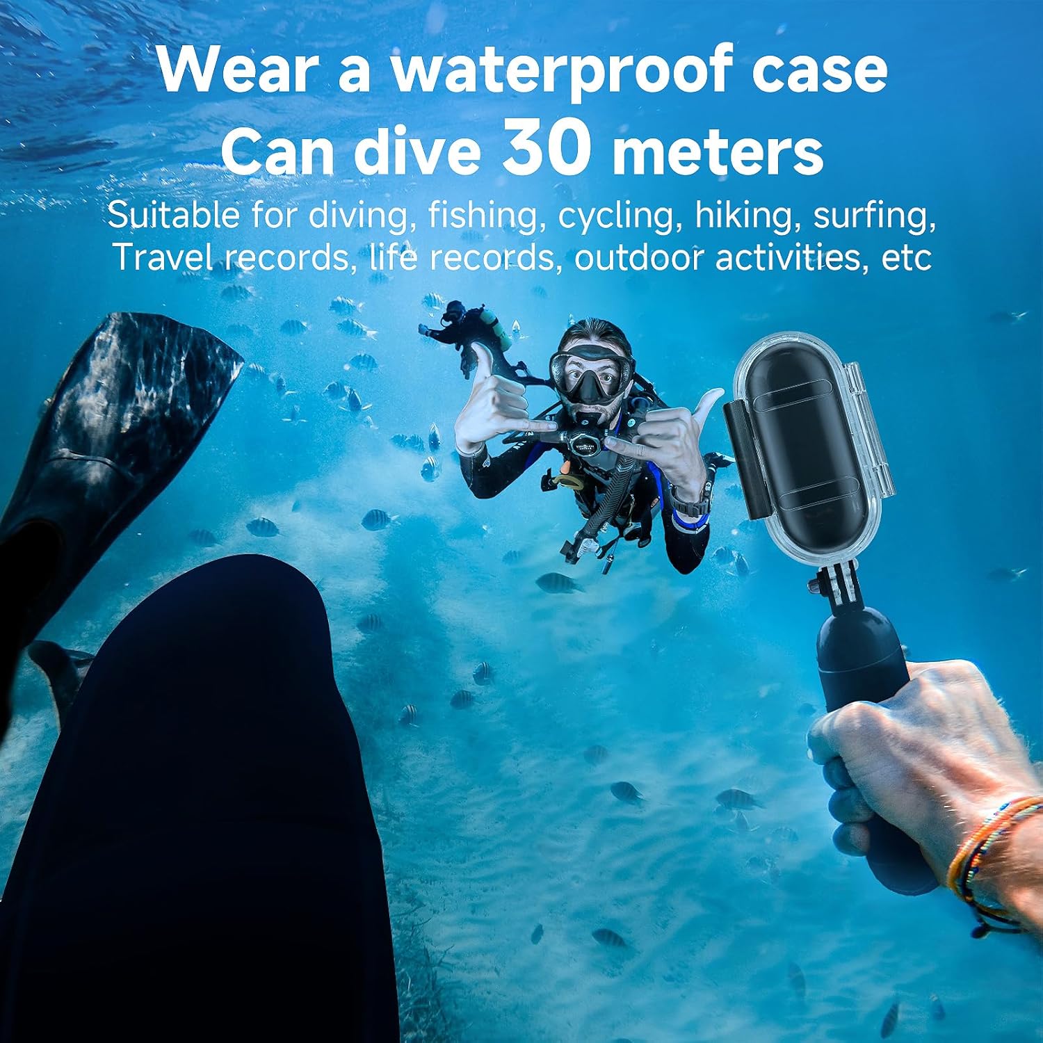 Waterproof 4K Thumb Mini Action Camera 64GB Convertible Body Cam with Wearable Video Recorder - Ideal for Magnetic Sport DV, Bike Cycling, Vlogging, Pet image 4 of 7 B0F9YGH2LP