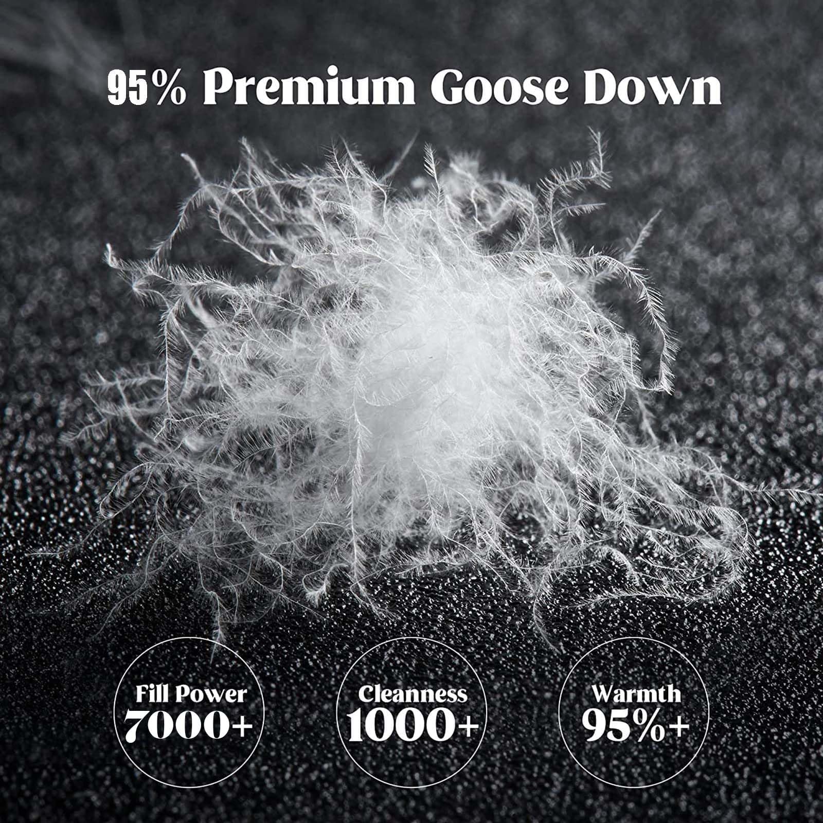 4 Stagioni Piumone in Piuma D'Oca, Piumino in Piuma D'Oca,Piumino Matrimoniale 4 Stagioni, Caldo e Traspirante con Piuma di Alta qualità 150x200cm 3kg