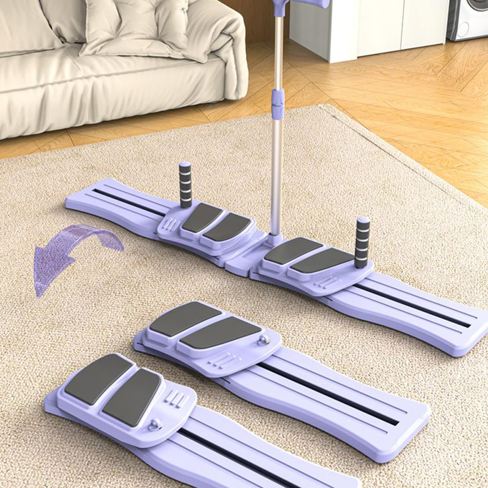 Pilates Reformer - Tavola fitness addominale per pilates | Macchina per allenamento addominale pieghevole antiscivolo per palestra, casa e viaggio