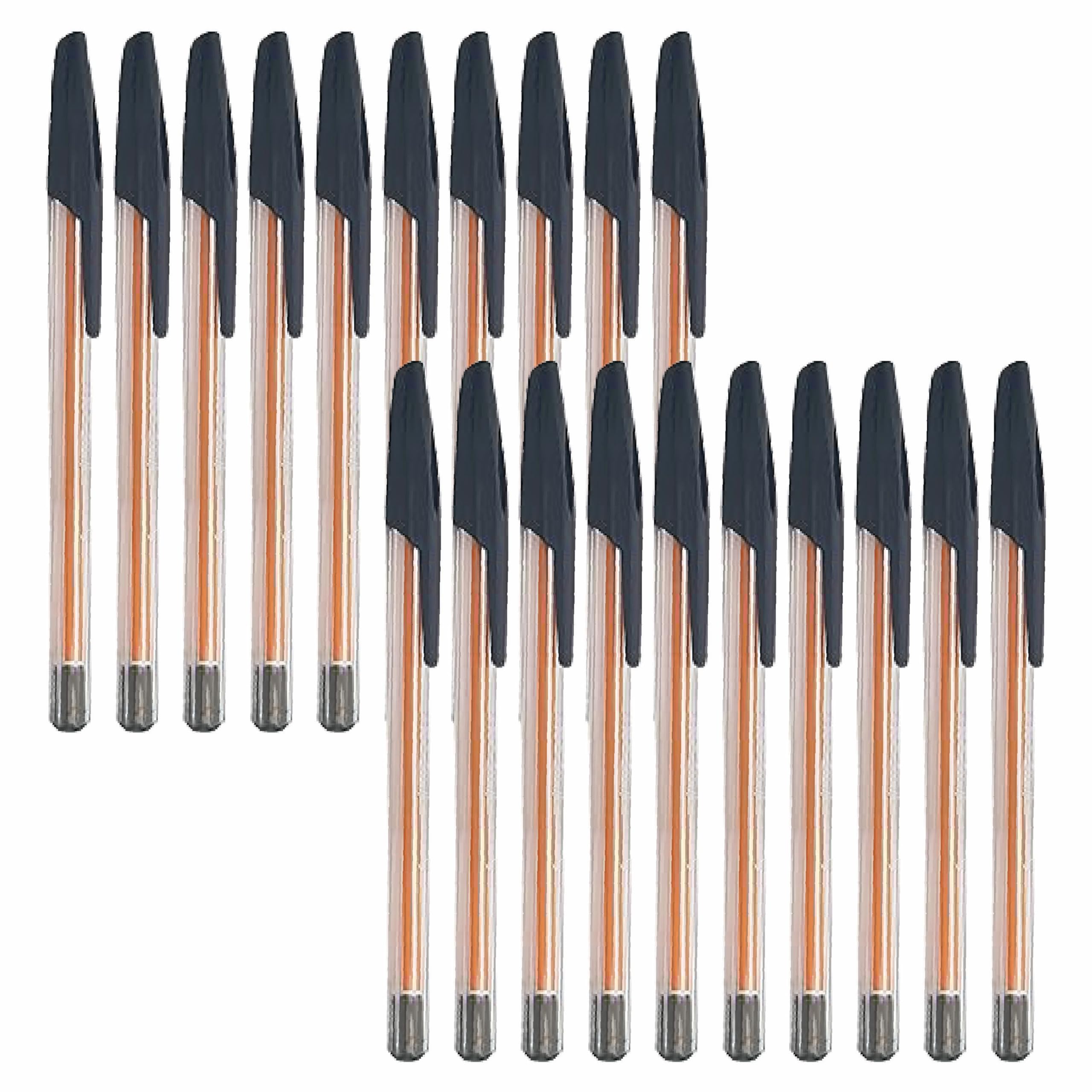 Starline Stick Ballpoint Pens, BLACK, Pack of 20, 0.7mm Fine Point, Multipack - Image 2