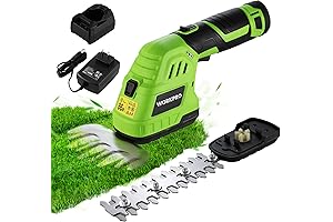 WORKPRO 12V Cordless Electric Hand Trimmer