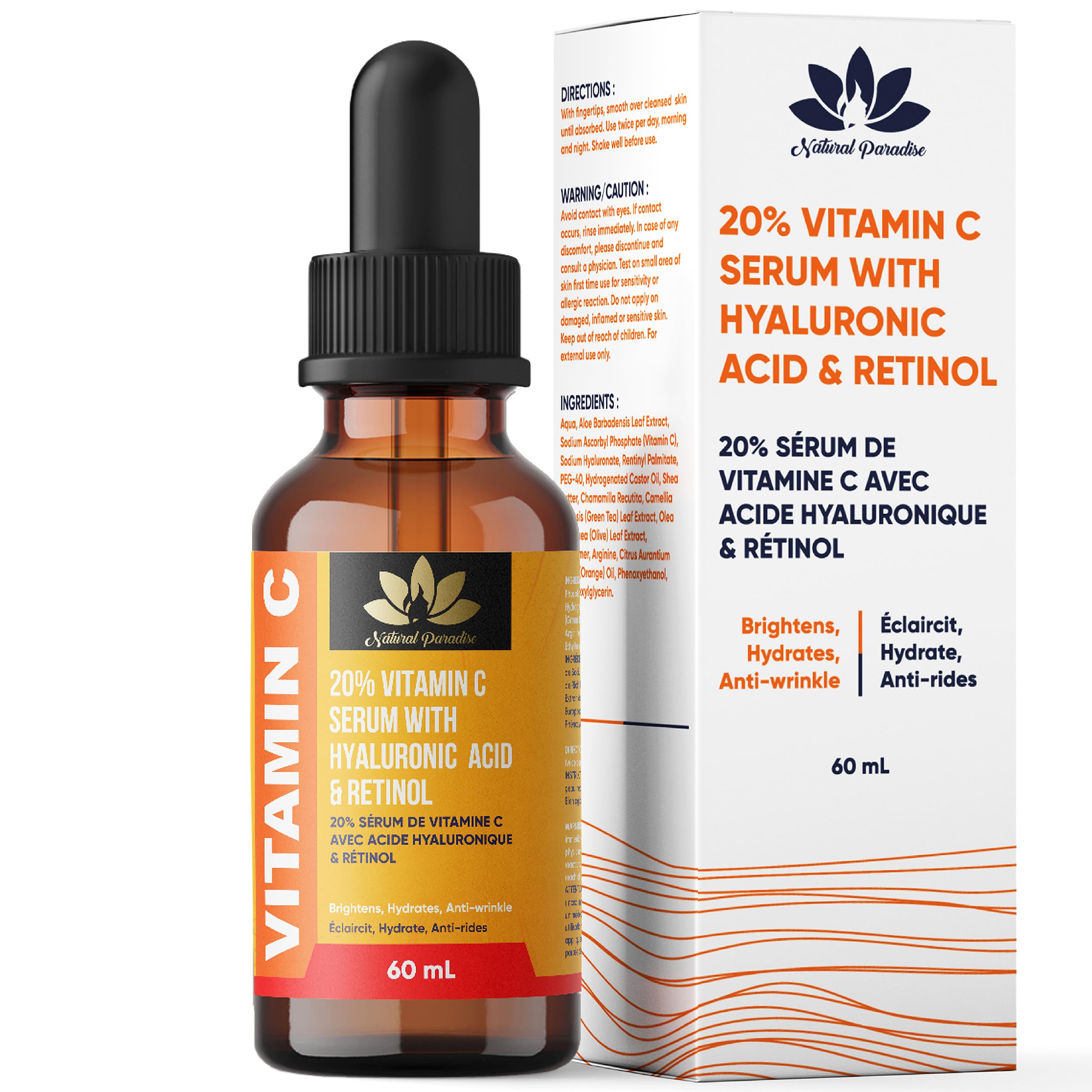 Natural Paradise 20% Vitamin C Brightening Facial Serum