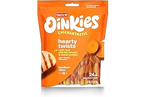 Hartz Oinkies Chickentastic Hearty Twists: The Irresistible Dog Treat that Packs a Flavorful Punch
