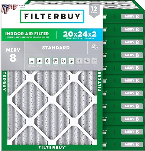 Vista 235 de Filtros de horno/filtros de aire – AFB Silver MERV 8 (12 unidades), Multicolor
