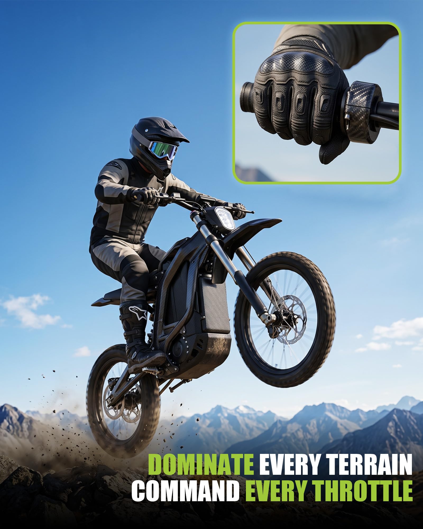 Poignées d'accélérateur torsadées pour Surron Light Bee, vélo tout-terrain électrique, kit de guidon d'accélérateur avec roulement à roulement et câble, convient pour Surron Light Bee X et S/X160/X260
