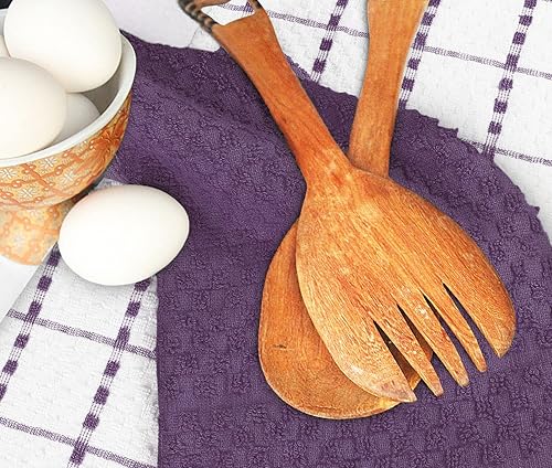 Miniatura 4 de Utopia Towels Juego de 12 toallas de cocina, 15 x 25 pulgadas, 100% algodón hilado en anillo súper suave y absorbente, toallas de cocina y bar