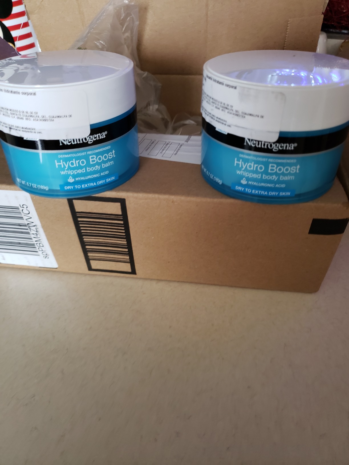 Neutrogena Corporation Neutrogena Hydro Boost Whipped Body Balm with Hyaluronic Acid, Hydrating for Dry to Extra Dry Skin, Lightweight, Daily Moisturizing, 7 Oz