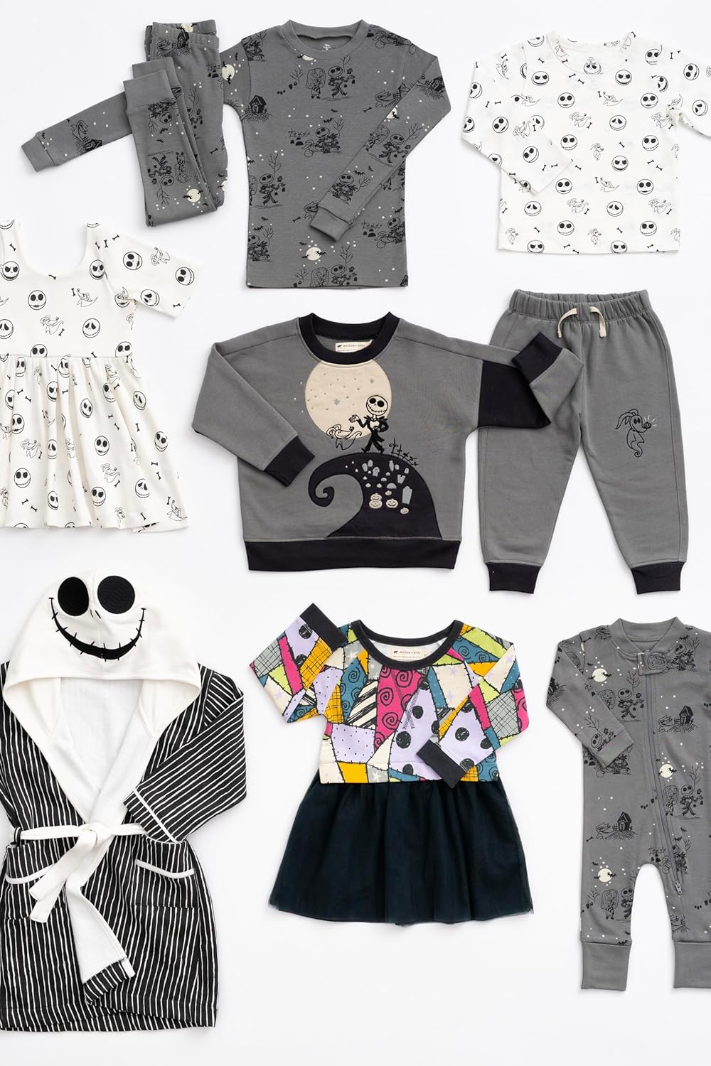 MONICA + ANDY Toddler & Kids Two Piece Pajama Set, 100% Organic Cotton Clothes for Boys & Girls, Children PJs