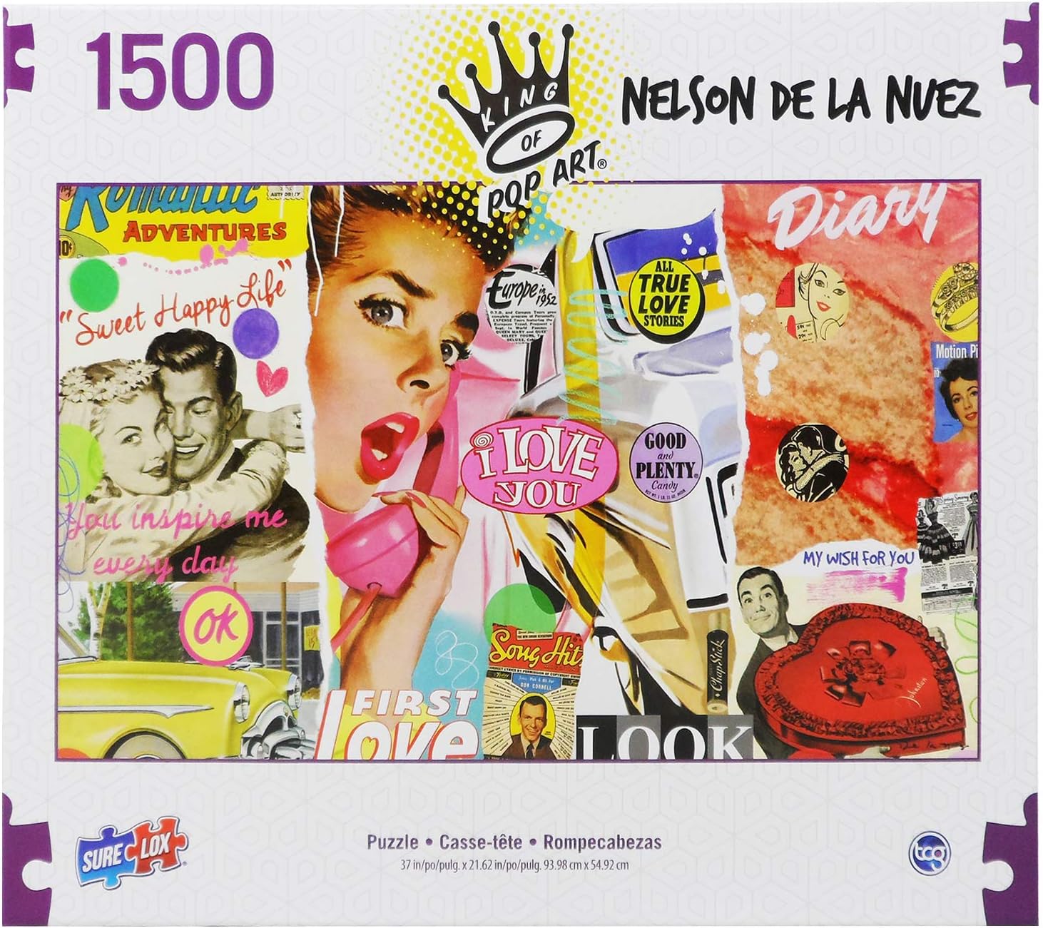Sweet Happy Life 1500PC Puzzle by King of Pop Art Nelson De La Nuez
