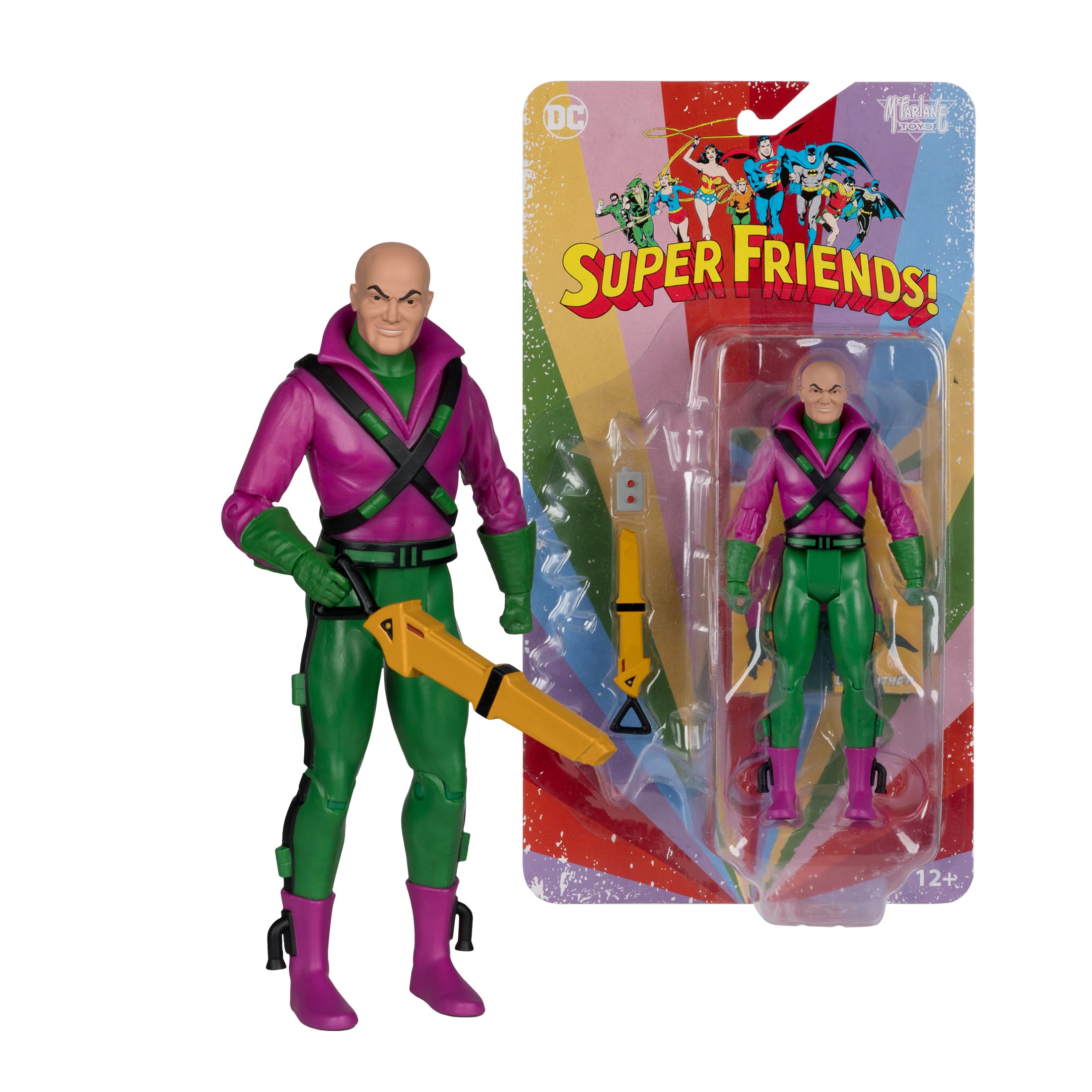 McFarlane DC Retro Lex Luthor (Super Friends) 6in Action Figure Toys