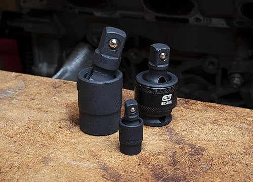 Miniatura 8 de GEARWRENCH Juego de juntas universales de impacto de 3 piezas de 14", 38", 12" - 84969A-07