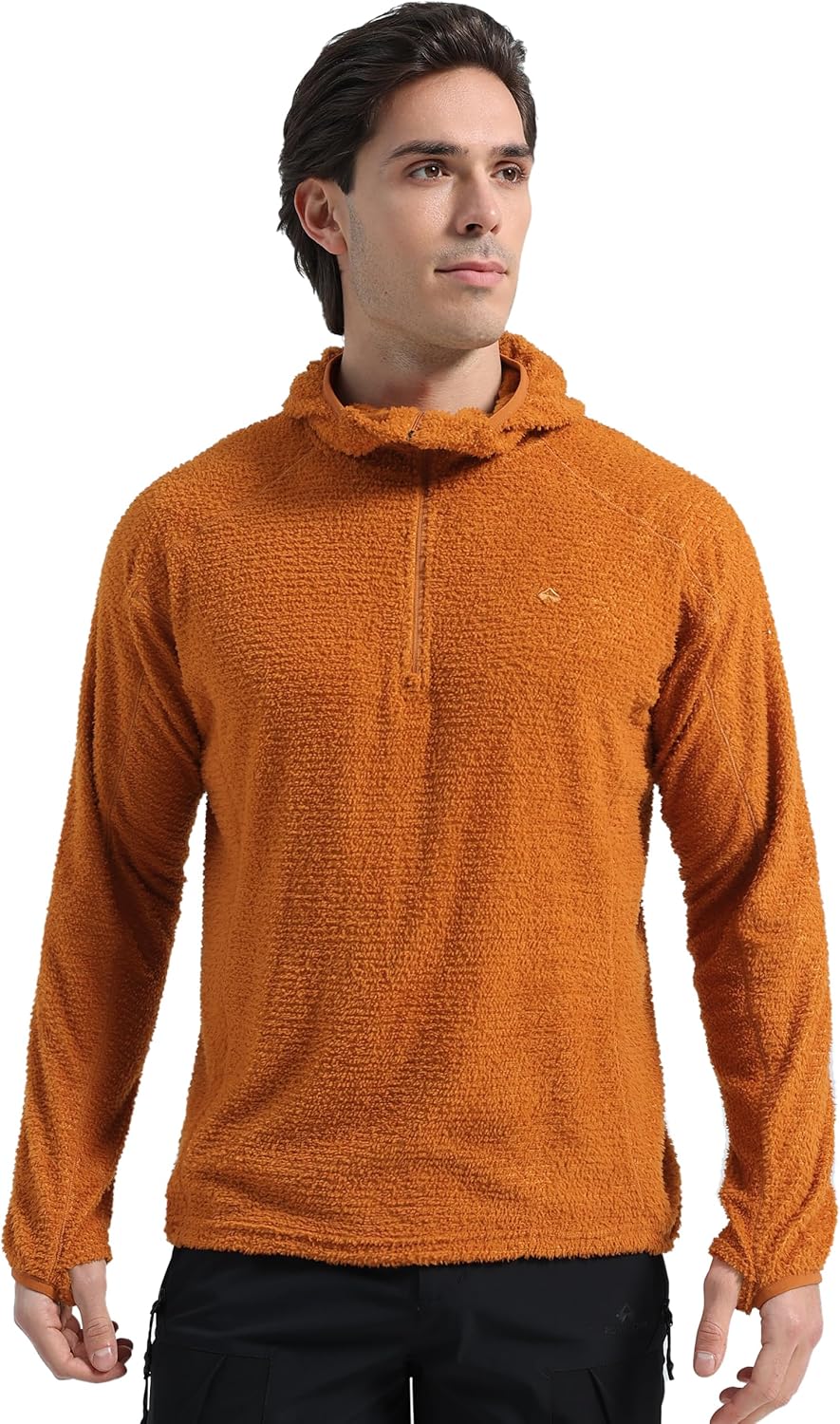 Pioneer Camp Men's PrimaLoft Active Evolve Insulated 1/4 Zip Pullover Professional Grade Fleece for Thru-Hiking & Alpinism