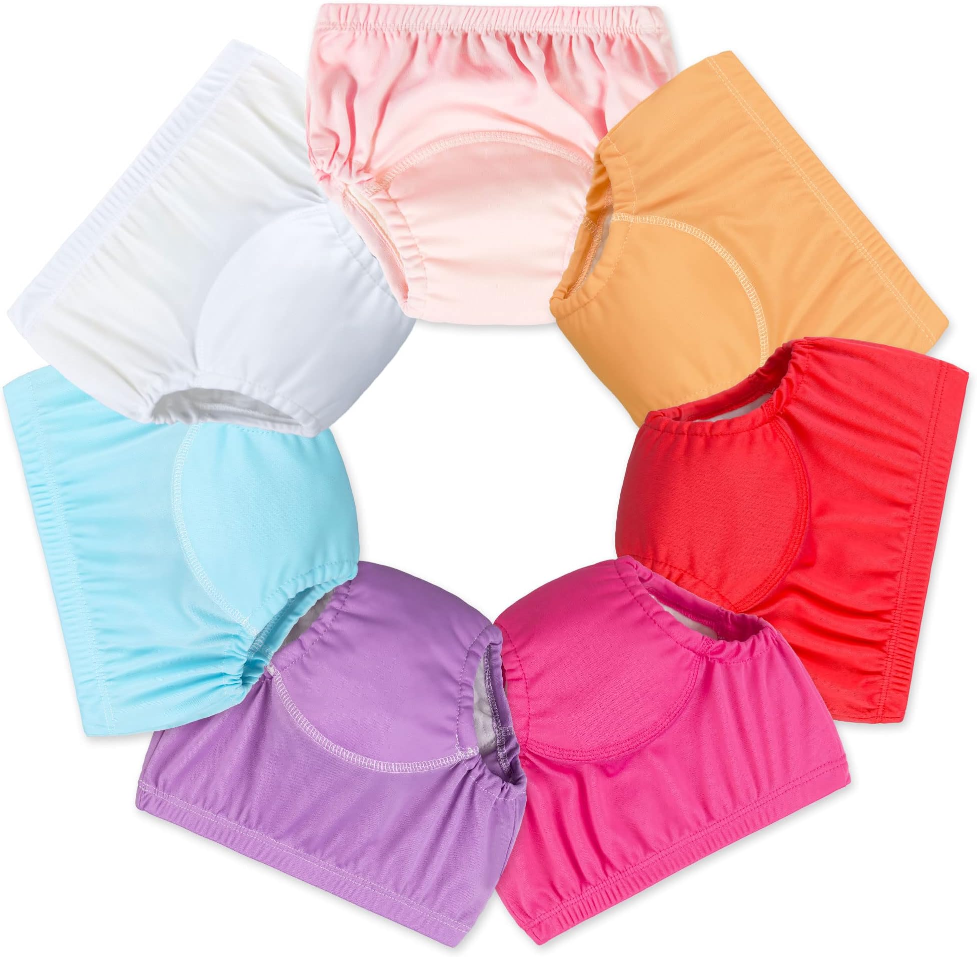 Max Shape Potty Training Pants,Potty Training Underwear for Girls,7 Pack Soft Absorbent Toddler Training Pants