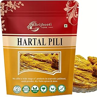 BrijBooti Birju Mahavir Hartaal Pili - Hadtaal Pili - Hartal Yellow - हरातल पीला 100 Gr