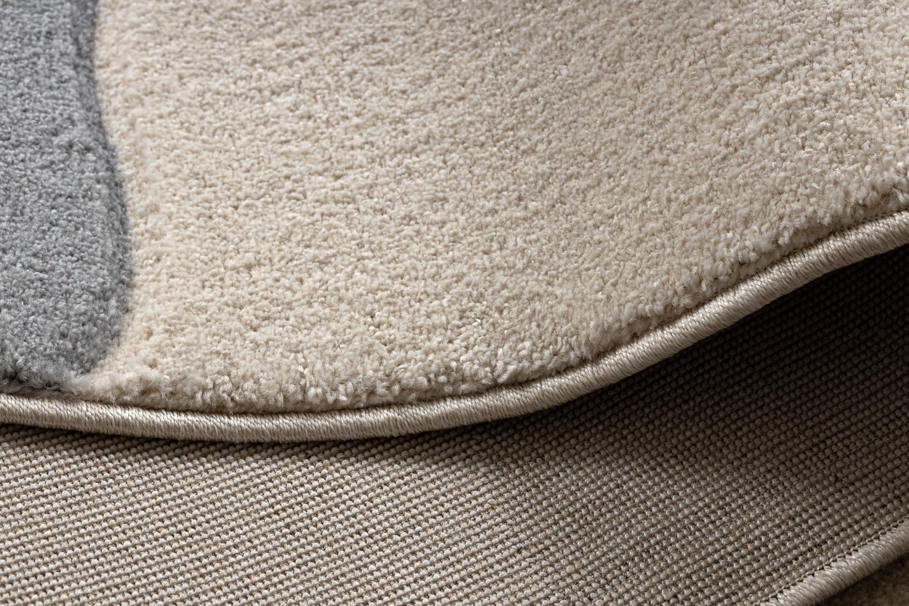 Kiddo Teppich 5644 Creme/beige Regenbogen-Wolkenmotiv 160x220 cm