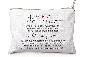 To My Mother In Law On My Wedding Day - Makeup Pouch...