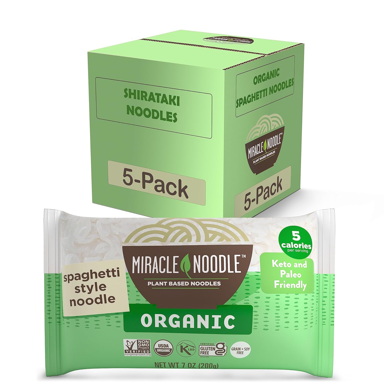 Miracle Noodle Organic Spaghetti Noodles Shirataki
