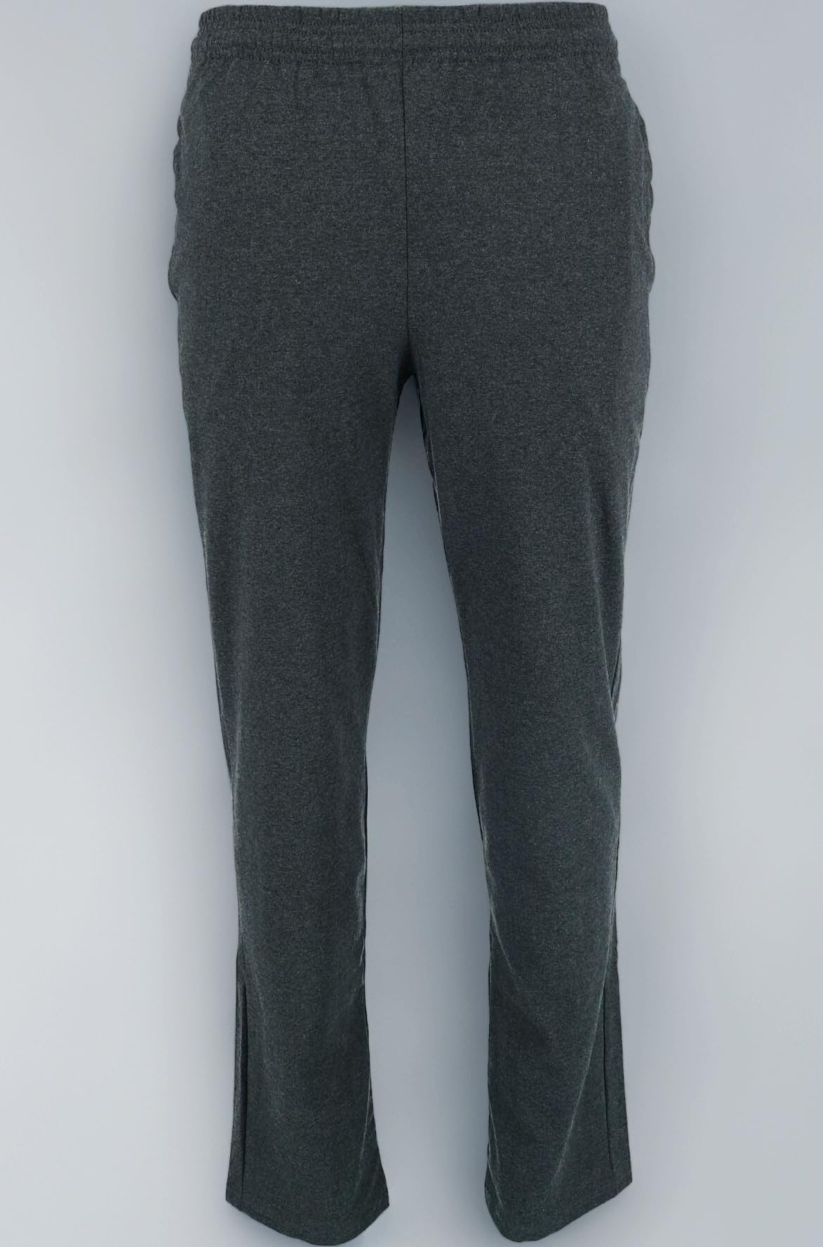 Hanes Men's Jersey Pant, Charcoal Heather, Large