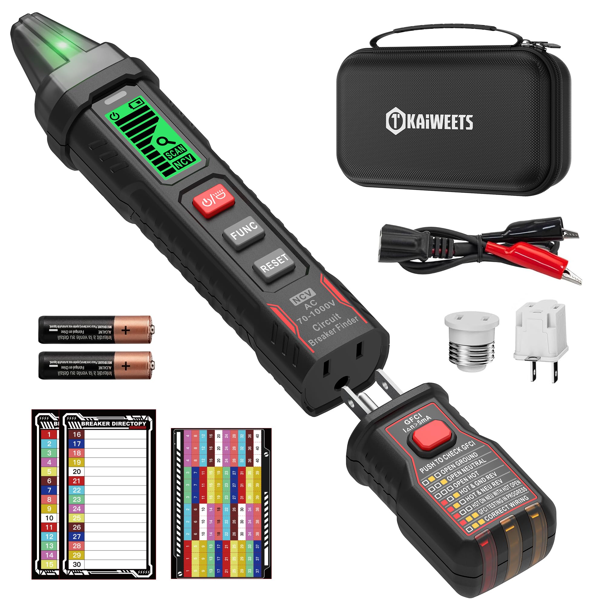 Photo 1 of KAIWEETS KT303P Circuit Breaker Finder Kit