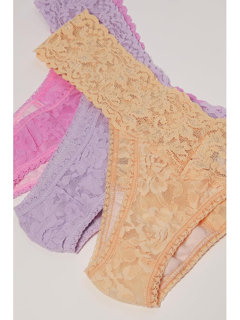 Multi Hanky Panky Signature Lace Original Rise Thong 3-Pack