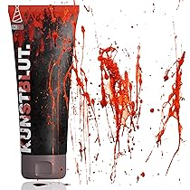 50 ml di sangue, lavabile e realistico – & sangue artificiale per truccarsi – Fake Blood vestire – Halloween & Carnevale