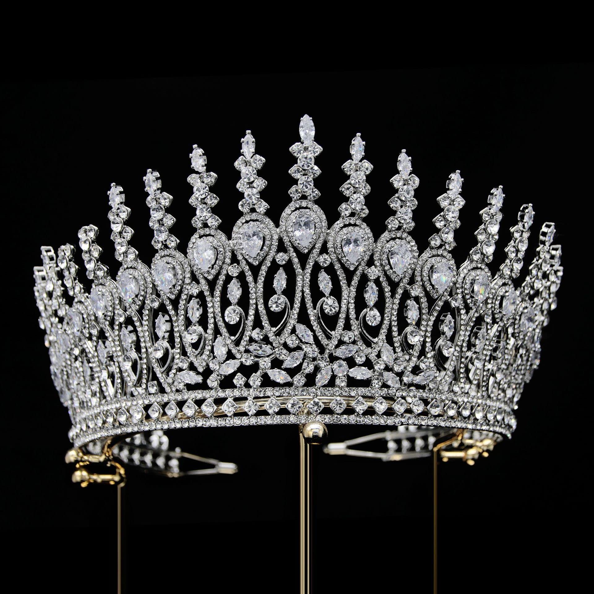 Handmade bridal crown/ princess tiara headpiece bridal/ pageant AW BRIDAL Gold Leaf Crown Headband | Greek Goddess Wedding  main image 2