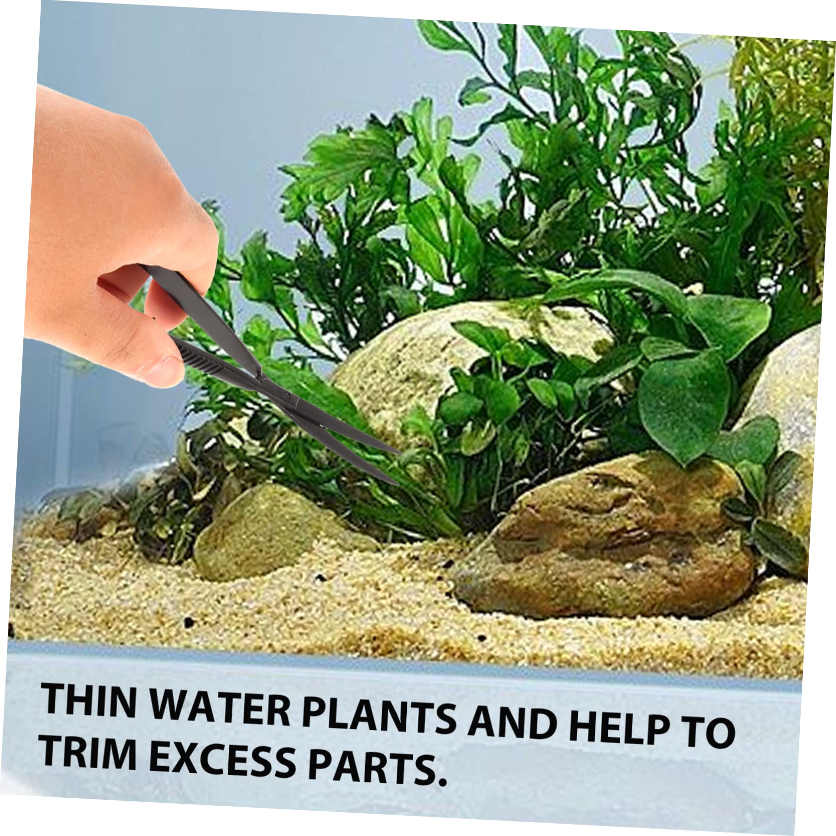 Happyyami 3stücke Edelstahl Aquarium Pflanzen Trimmer Praktische Wasserpflanzen Schere Für Präzises Trimmen Von Aquarienpflanzen Einfach Der Handhabung Für Aquascaping Und Pflege Von
