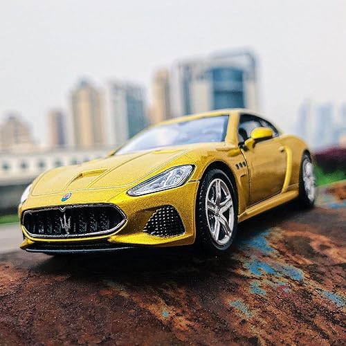 Miniatura 7 de Ghibli - Modelo de automóvil de fundición a escala 136, auto de juguete de aleación de zinc para niños, vehículos de tracción hacia atrás, auto de