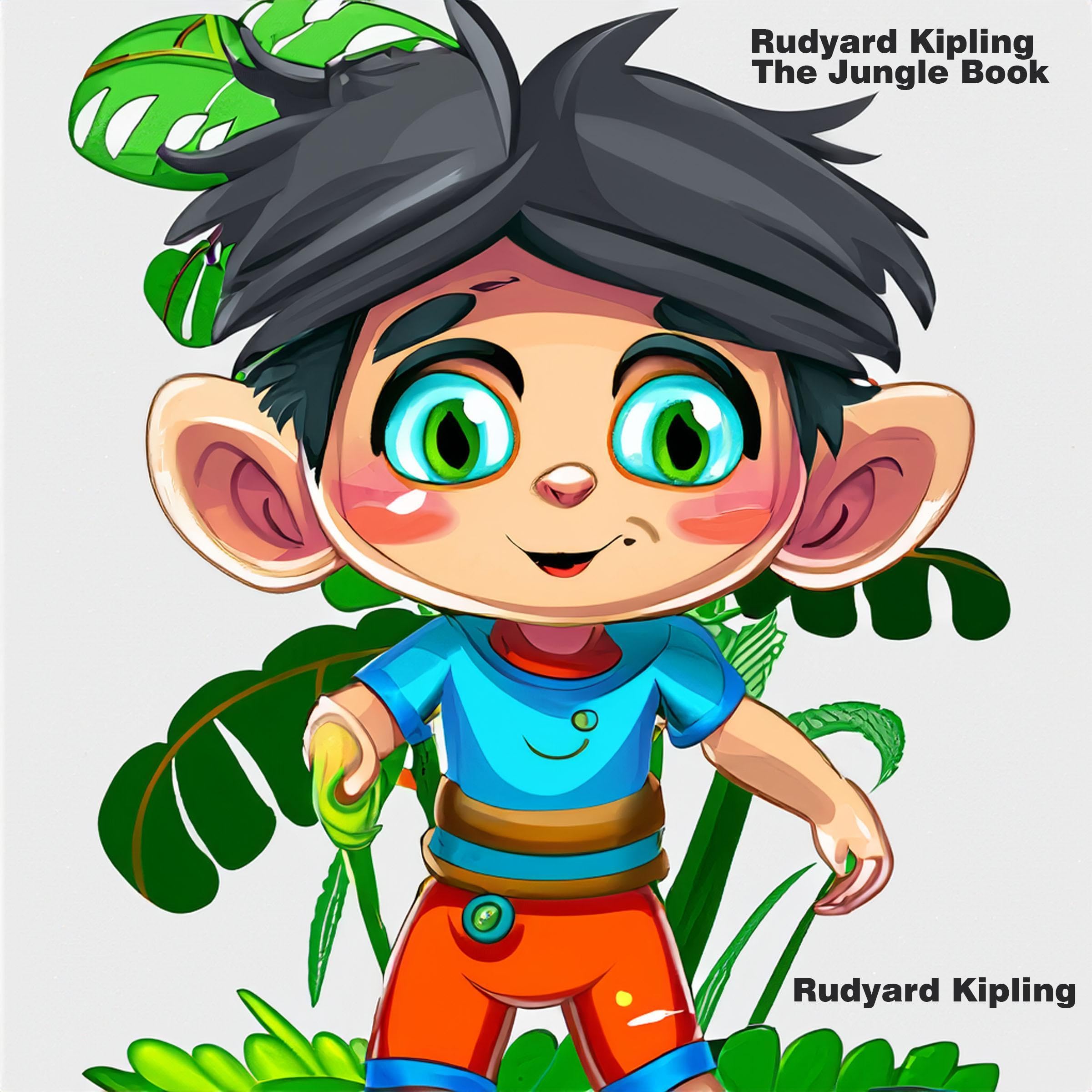 Cover art for Rudyard Kipling; The Jungle Book (Annotated)