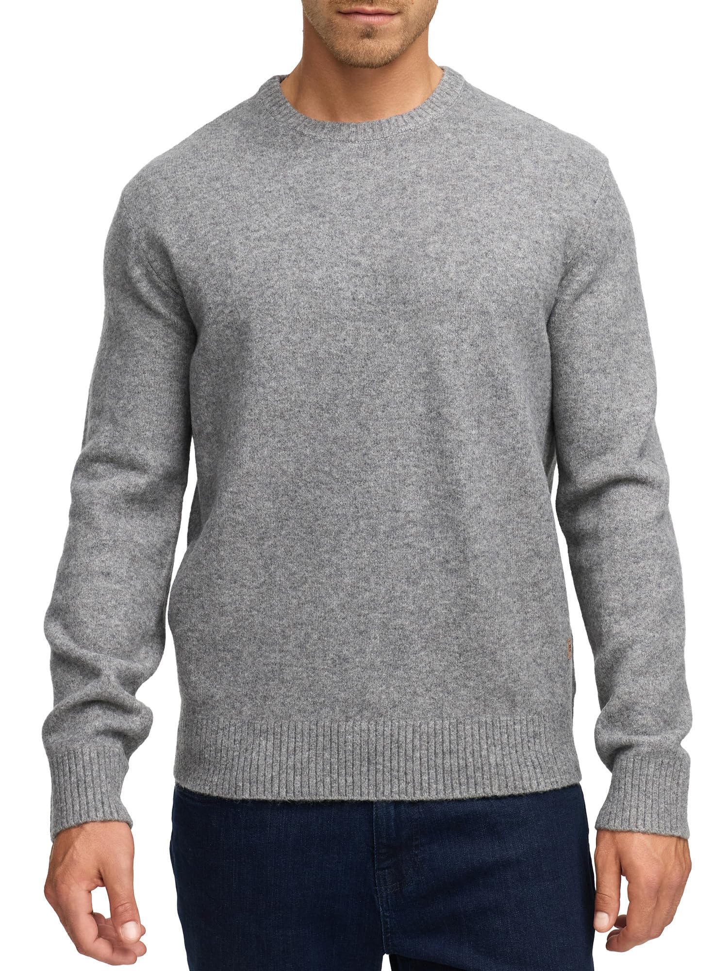 Indicode Intrax - Jersey de punto fino con cuello redondo para hombre