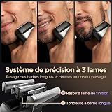 Yineel Rasoio Elettrico Barba Uomo, Mini Rasoio Testine Rotanti - 2