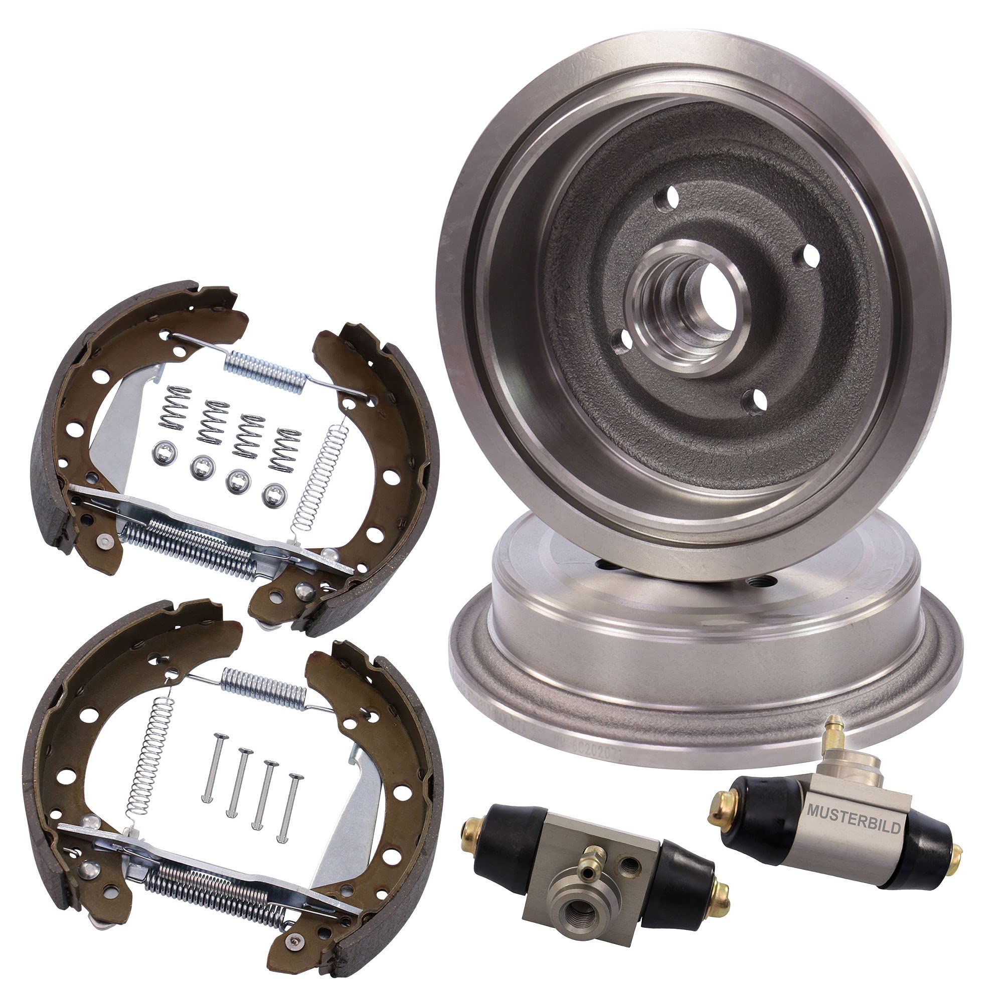 Kit freno BESTPRICE ATP asse posteriore incl. 2x Tamburo freno asse posteriore