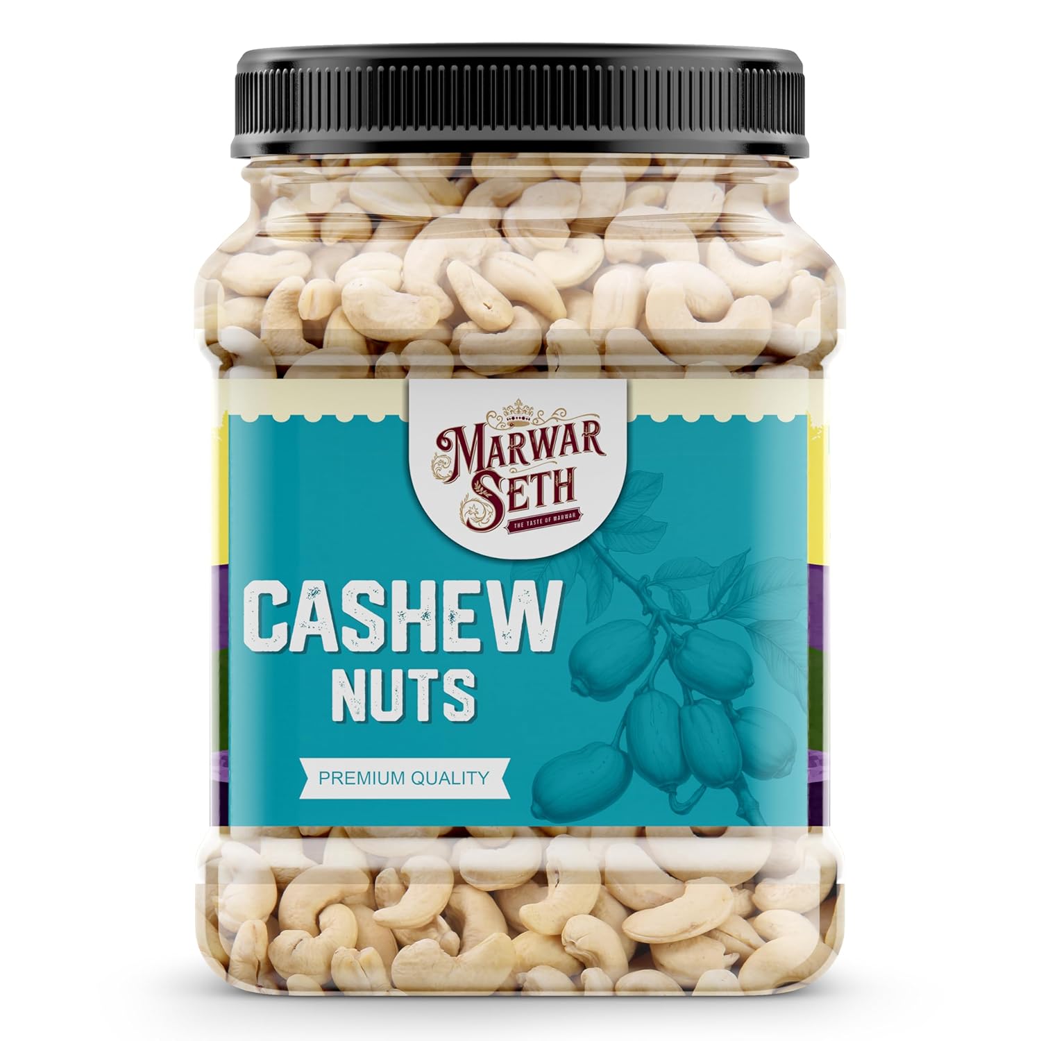 Premium Natural Whole Cashews 250g Value Pack | Dry Fruits, Kaju, Healthy Snacks | Unsalted Cashew Nuts gift pack | Crunch...