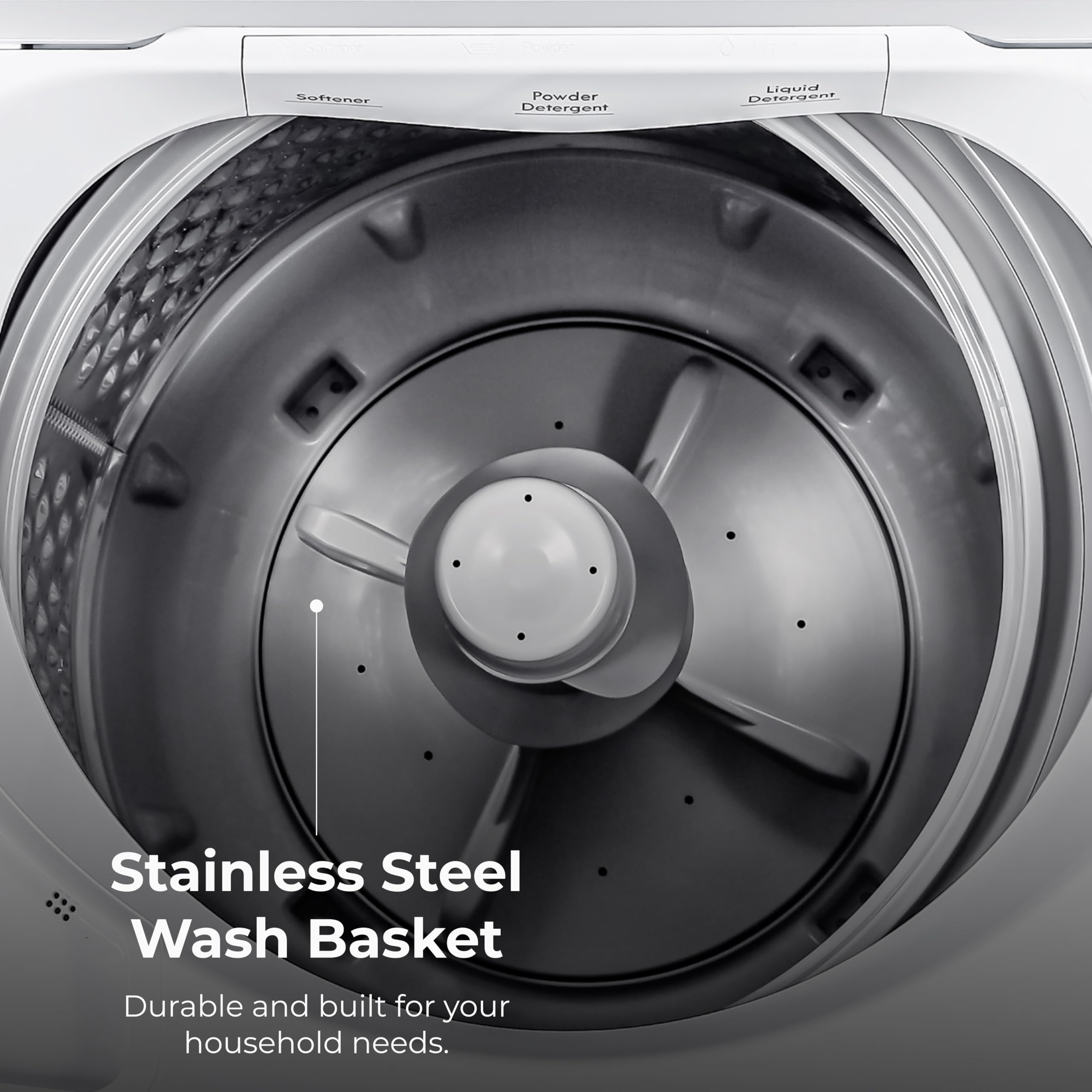 Kenmore 4.1 cu. ft. Top Load Washer with Triple Action Agitator for Tough Dirt & Stains - Reduce Laundry Time with Accela and Express Wash - LED - White — view 5