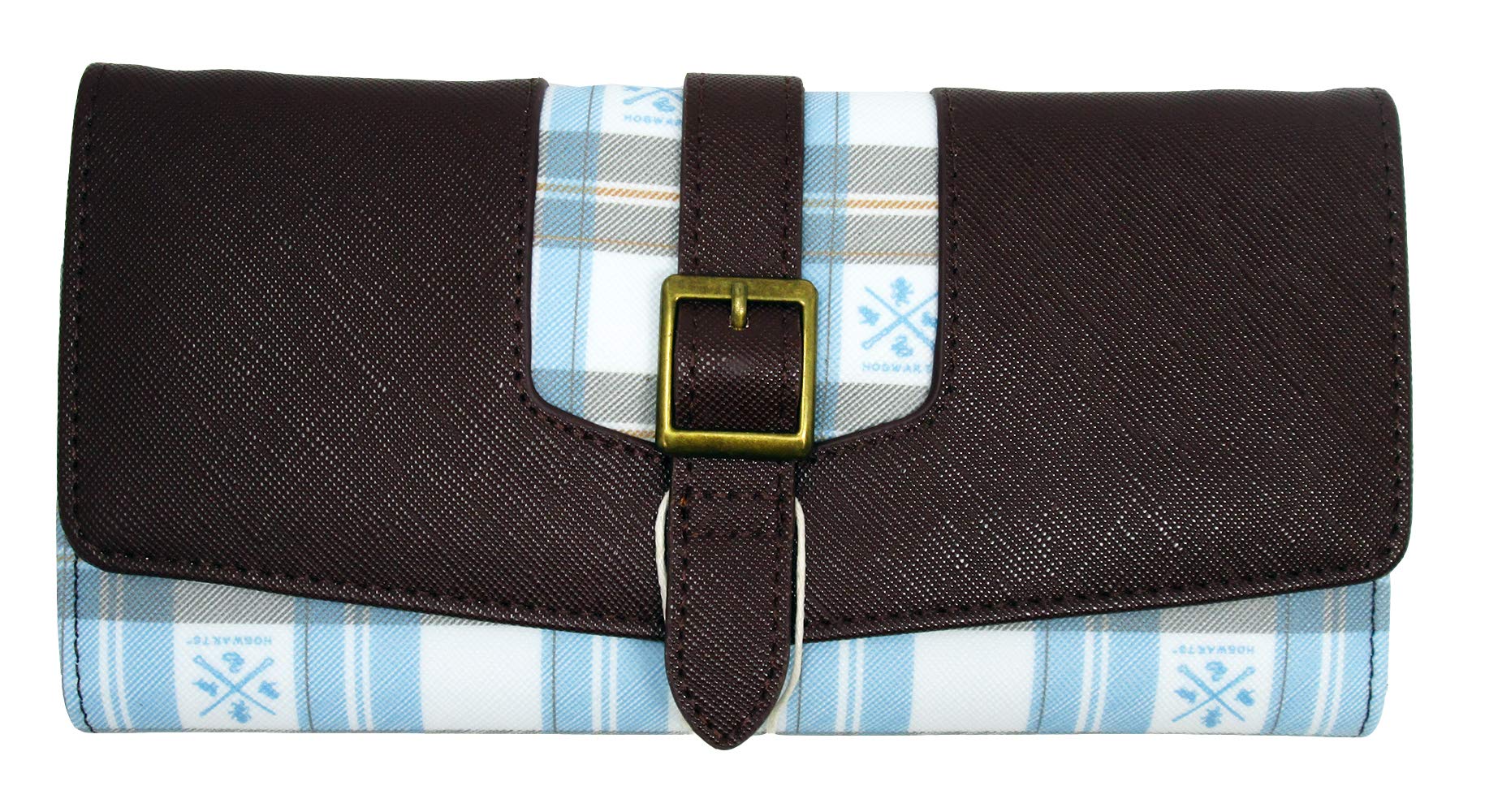 LoungeflyHarry Potter Loungefly - Hogwarts Women Wallet Brown-Light Blue, Faux Leather,