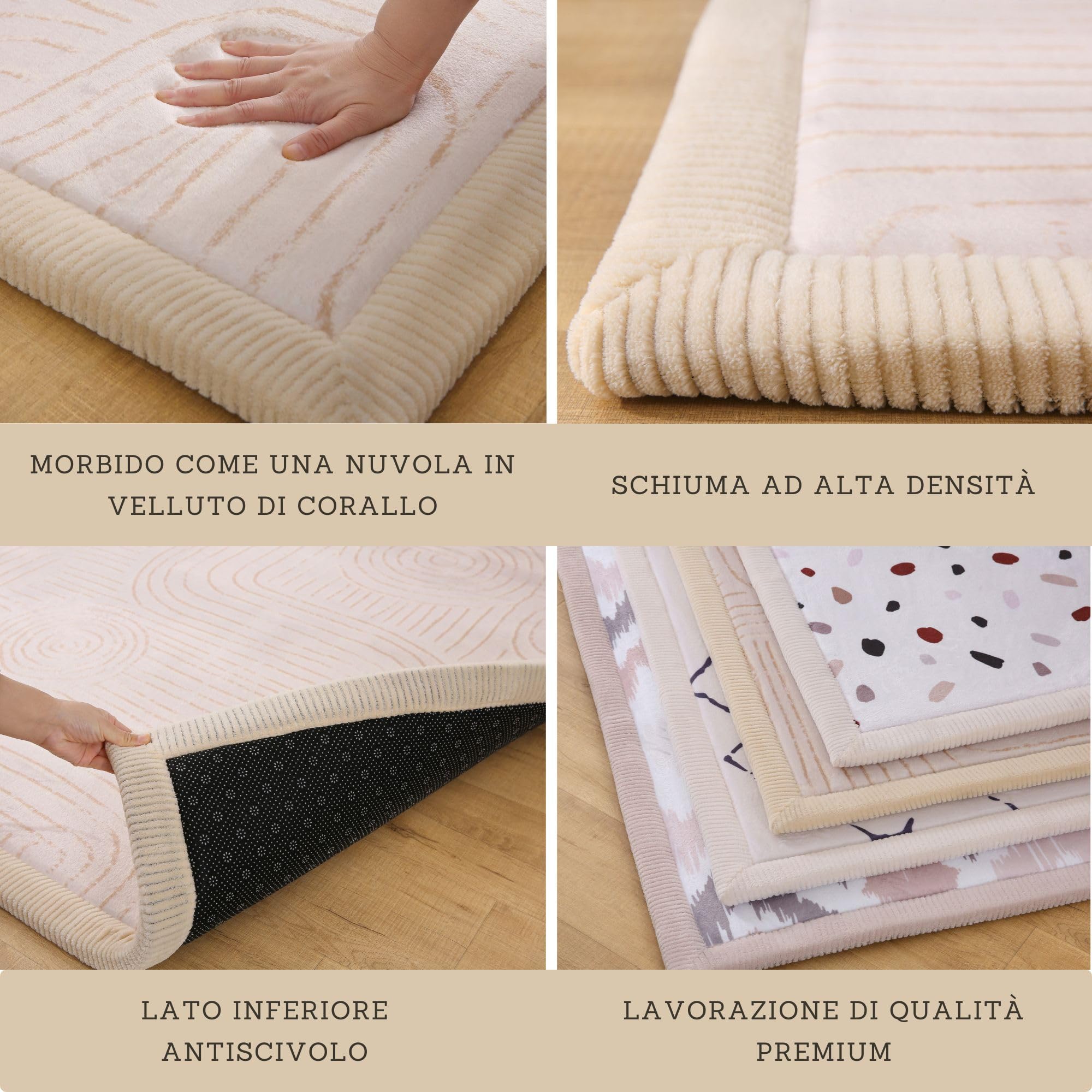 Tatami Children 200 x 150 x 2.5 cm, Zen Garden – Soft Non-Slip Memory Foam, for Catching and Play Mat - 3