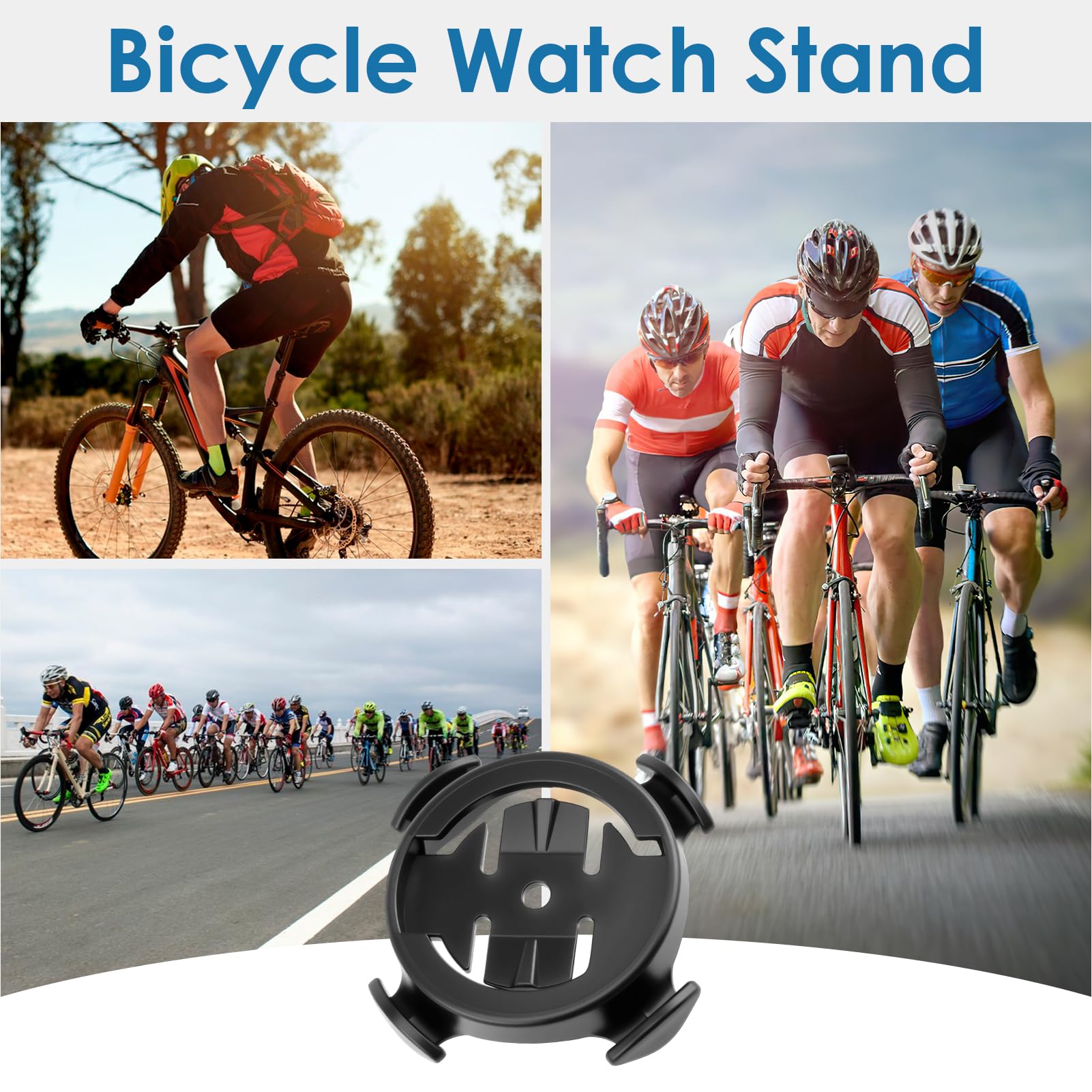Soporte para bicicleta de cuarto de vuelta compatible con Garmin | Bryton | XOSS | iGPSPORT | Ordenador GPS Bicicleta para Garmin Edge 130 200 500 510 520 530 iGPSPORT iGS50